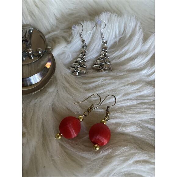 Lot Of 6 VTG And Handmade Earrings Clip Ons And Loops - Picture 4 of 6